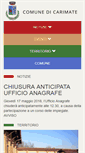 Mobile Screenshot of comunecarimate.it